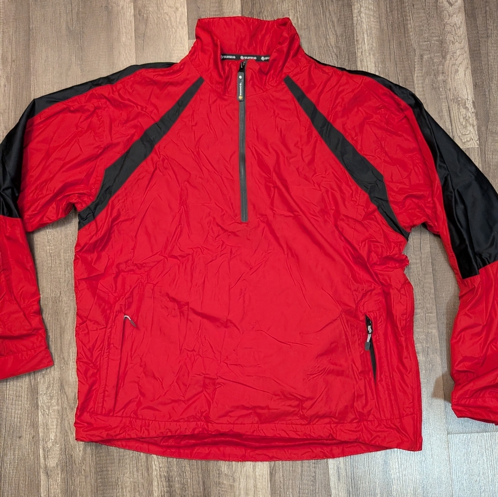 Sunice Typhoon Windbreaker Red Color Size L